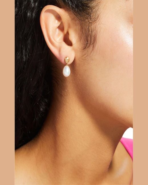 Marco Bicego Africa Earrings With White Pearls