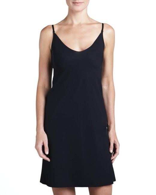 Commando Black Slim-Fit Tailored Slip