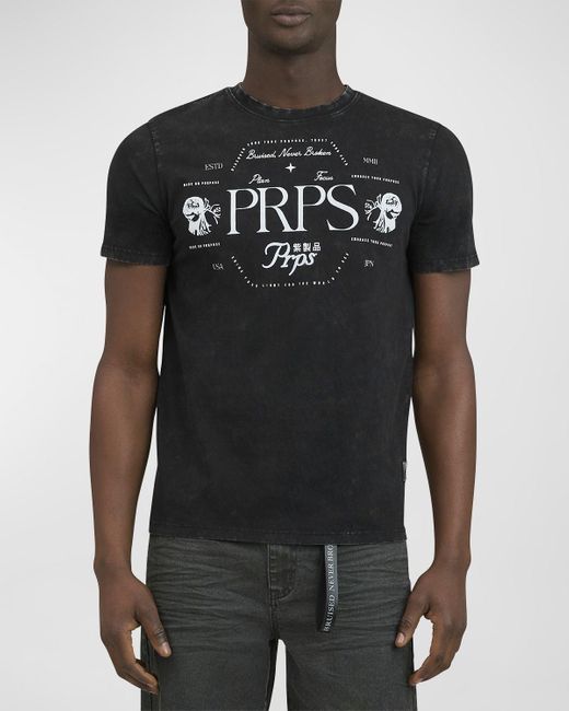 PRPS Black Isle Royale Logo T-Shirt for men