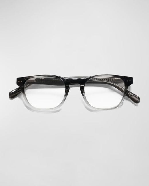 Eyebobs Metallic Old Sport Rectangular Acetate Readers