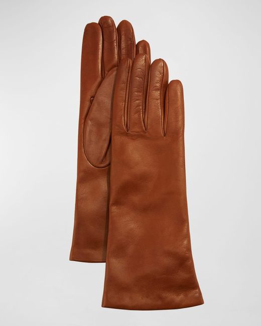 Portolano Brown Napa Leather Gloves