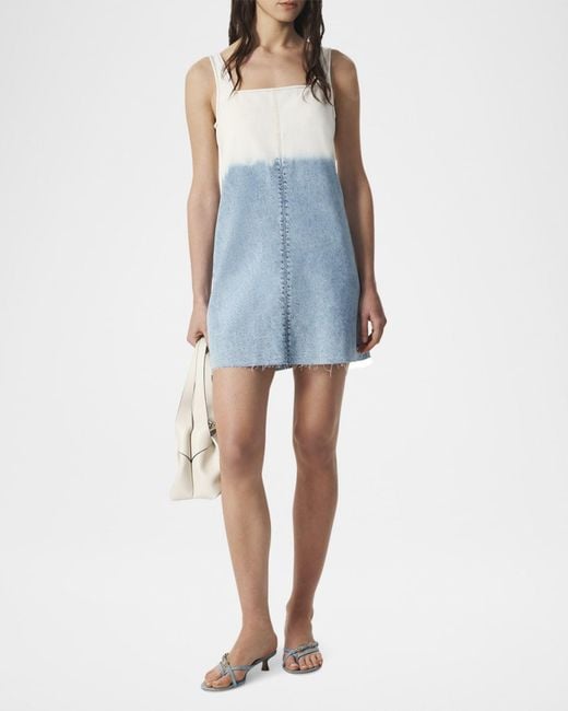 Rag & Bone Blue Featherweight Jayde Shift Dress