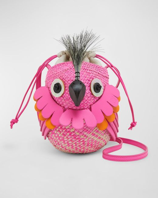 Loewe Pink X Paula'S Ibiza Bird Bag
