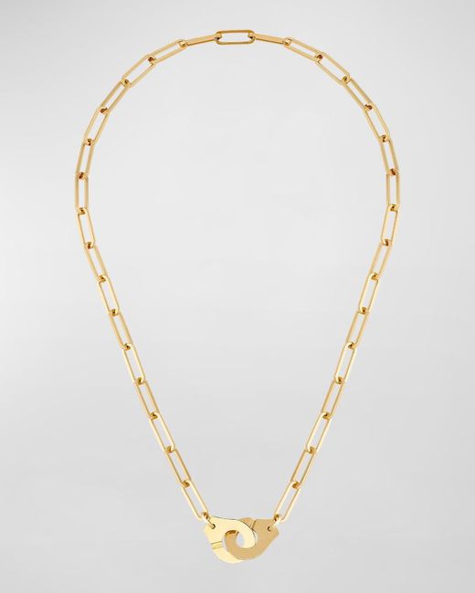 Dinh Van Metallic Yellow Gold R13.5 Menot Necklace