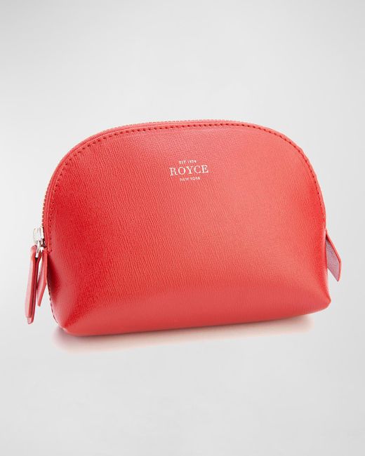 ROYCE New York Red Compact Cosmetic Bag