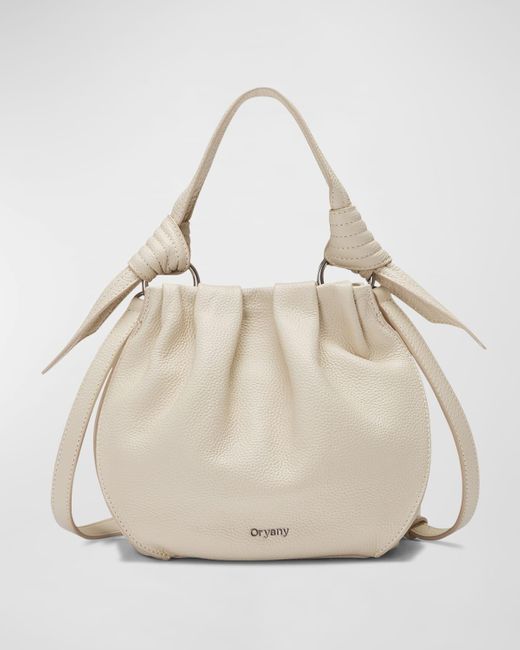 orYANY Natural Selena Leather Bucket Bag