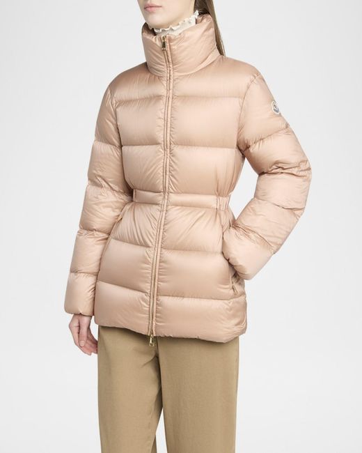 Moncler Natural Brossette Down Puffer Jacket