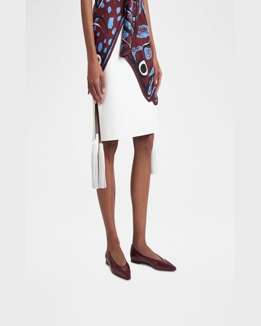 Bottega Veneta Multicolor Sofia Pointed Leather Ballet Flats