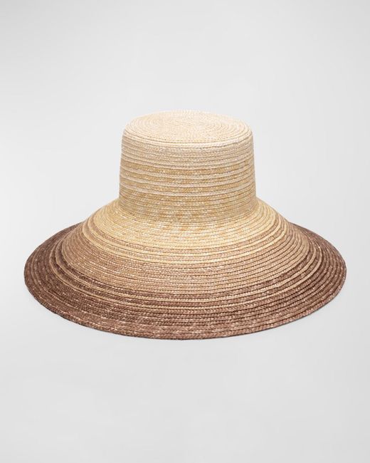 Eugenia Kim Natural Mirabel Ombre Straw Wide Brim Hat