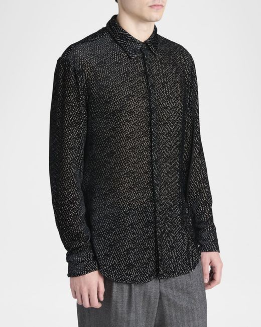 armani black dress shirt Emporio Armani Black Dress Shirt main image 1