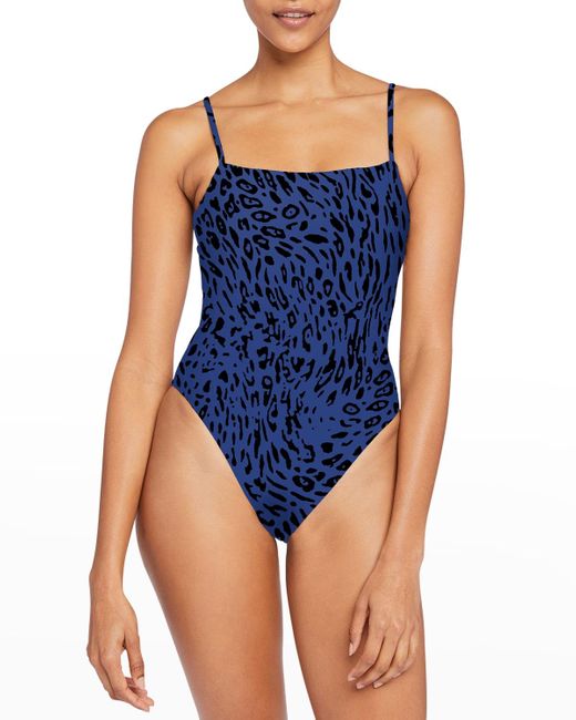 Vitamin A Jenna Bodysuit Full coverage One piece Swimsuit In Blue Lyst
