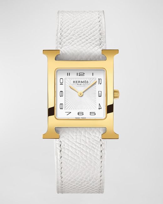 Hermès Metallic Heure H Watch, 26 Mm