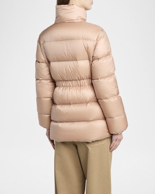 Moncler Natural Brossette Down Puffer Jacket