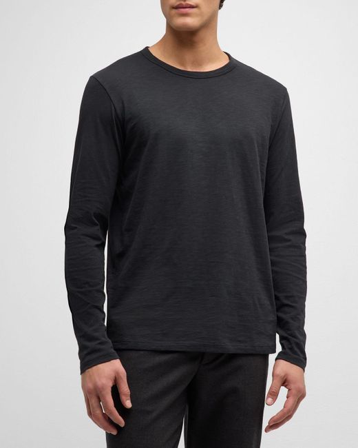 Theory Blue Cosmos Essential Long-Sleeve T-Shirt for men