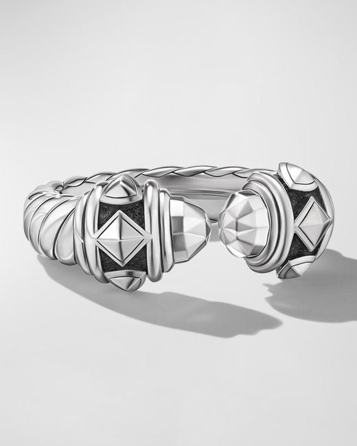 David Yurman Metallic Renaissance Cable Ring In Silver, 6.5mm