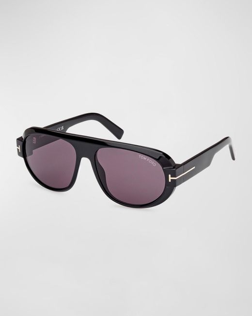 Tom Ford Multicolor Blake-02 Acetate Round Sunglasses for men