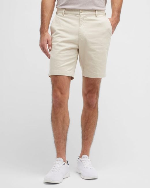 Peter Millar Natural Apos;S Pilot Flat Front Shorts for men