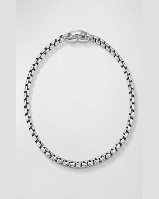 David Yurman Metallic 4Mm Box Chain Bracelet for men