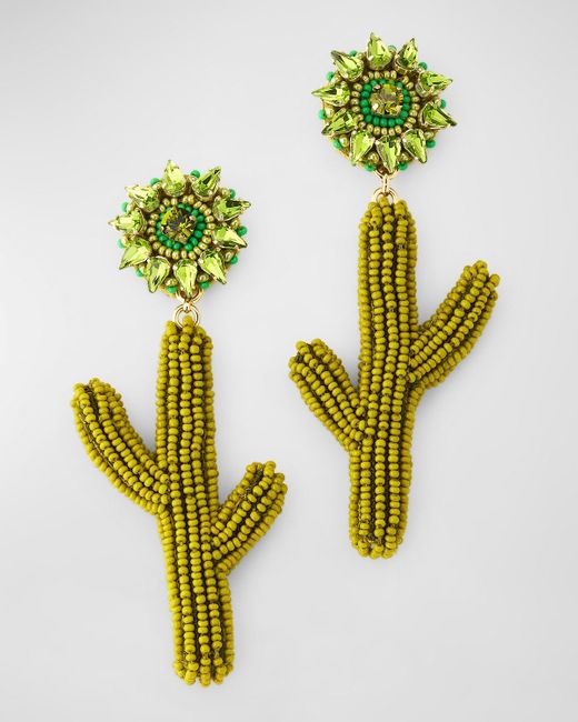 Mignonne Gavigan Metallic Lux Cactus Earrings