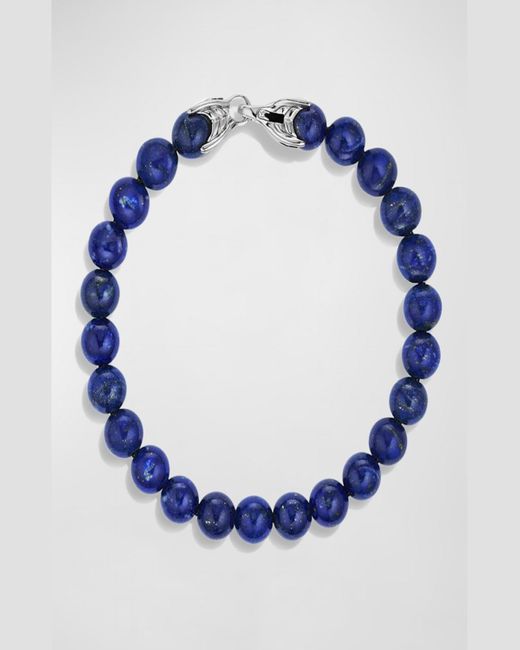David Yurman Blue Spiritual Beads Bracelet With Lapis Lazuli for men