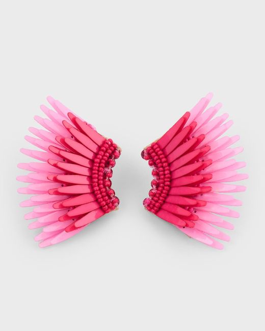 Mignonne Gavigan Pink Mini Madeline Statement Earrings