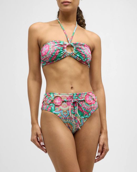 Ramy Brook Multicolor Palais-printed Elmar Bikini Top