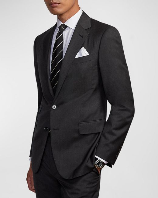 Ralph Lauren Black Gregory Hand-tailored Wool Serge Suit for men