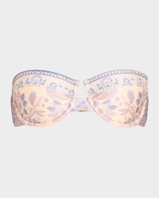 Zimmermann Pink Lucky Balconette Bikini Top