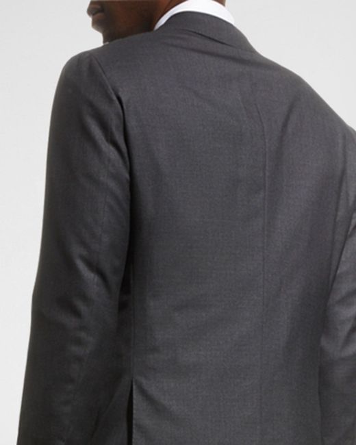 Kiton Gray Apos;S Two-Piece Solid Wool Suit for men