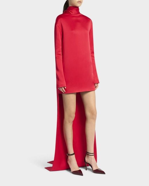 Tom Ford Red Python-Effect Leather Pumps