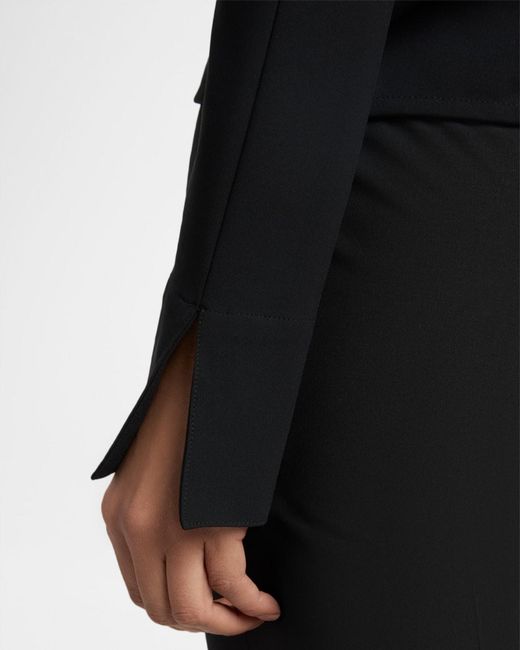 Jil Sander Black Collared Zip-Up Jacket