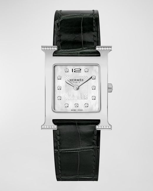 Hermès Multicolor Heure H Watch, Medium Model, 30 Mm