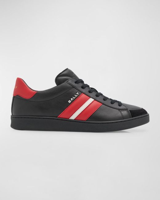 Bally Multicolor Low-Top Leather Tennis Sneakers for men