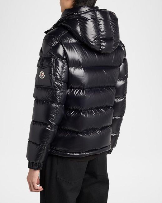 Moncler Black Apos;S Hooded Down Puffer Jacket for men