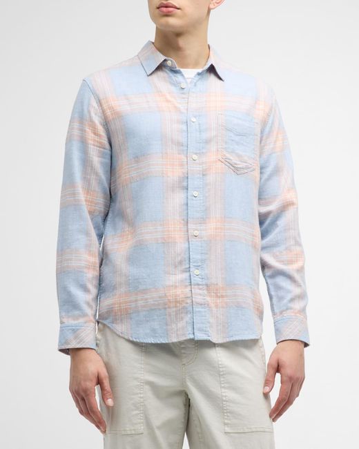 Rails Blue Wyatt Plaid Button-down Shirt for men