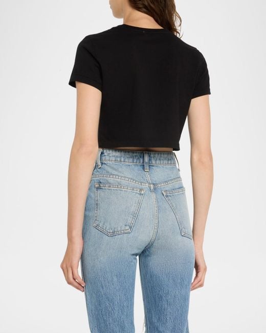 Re/done Black Micro Tee