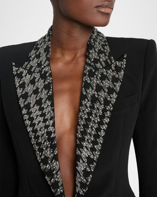 Balmain Black Embroidered 6-Buttons Jacket