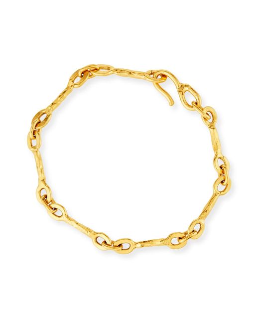 Jean Mahie Metallic Insolite 22K Chain Bracelet