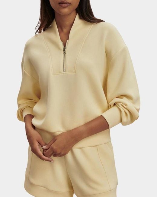 Varley Natural Davidson Partial-Zip Sweatshirt