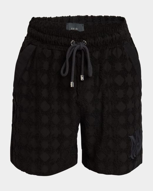 Amiri Ma Quad Toweling Shorts in Black for Men | Lyst