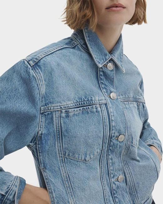 Rag & Bone Blue Marie Trucker Jacket