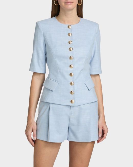 Generation Love Blue Adriana Chambray Jacket