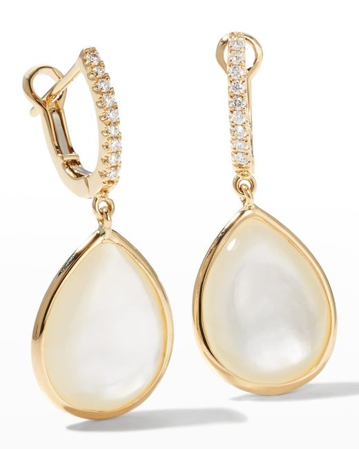 Frederic Sage Natural 18k Mother-of-pearl Earrings