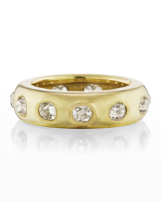 Jenna Blake Metallic Old Mine-cut Diamond Ring, Size 6.5