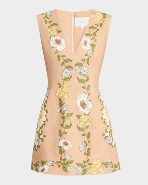 Clea Natural Rivera Mini Dress