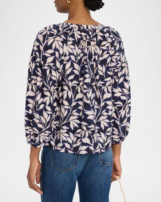 Rails Blue Vasia Button-Front Blouse