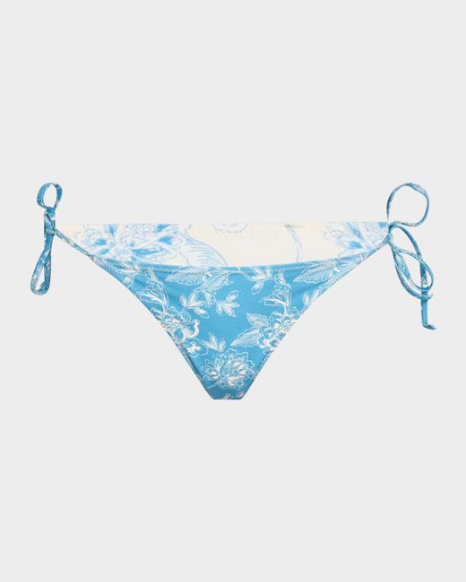 Solid & Striped Blue The Iris Reversible Bikini Bottoms