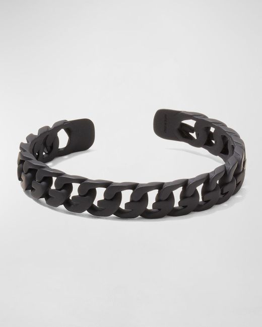 Givenchy Metallic G-chain Bangle Bracelet for men