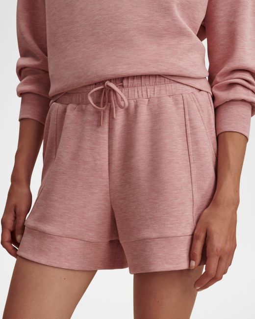 Varley Pink Atrium Drawstring Shorts