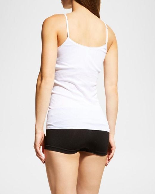 Hanro White Seamless Padded Cami